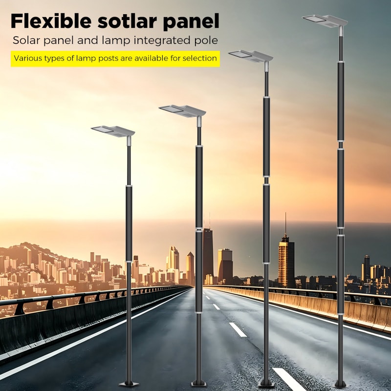 Luminaria Solar en Poste